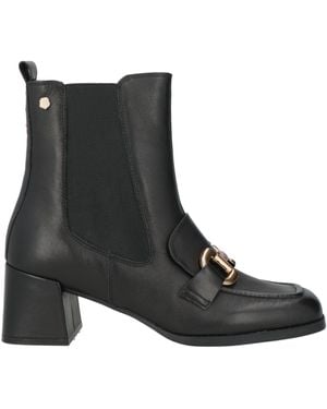 Carmela Ankle Boots Leather, Synthetisches Material - Black