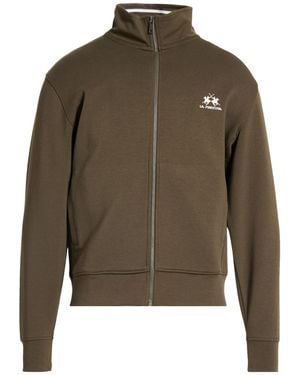 La Martina Military Sweatshirt Cotton, Polyester, Elastane - Green
