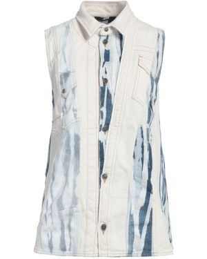 DIESEL Denim Outerwear Cotton, Polyester, Elastane - Blue