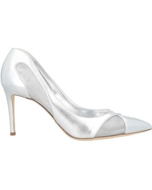 Giuseppe Zanotti Court Shoes Leather, Textile Fibres - White