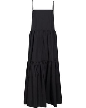 Rag & Bone Dark Maxi Dress Cotton - Black