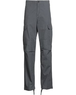 Carhartt Charcoal Trousers Cotton - Grey