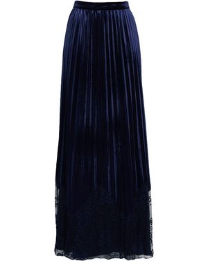 Clips Maxi Skirt Polyester, Elastane, Polyamide - Blue