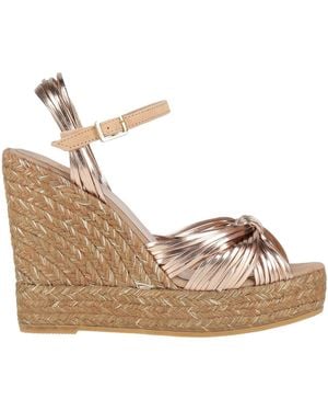 Kanna Espadrilles Leather, Textile Fibers - Natural