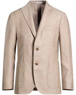 Boglioli Blazer Wool, Silk, Linen - Natural