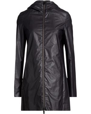 Rrd Midnight Overcoat & Trench Coat Cotton, Polyurethane - Black