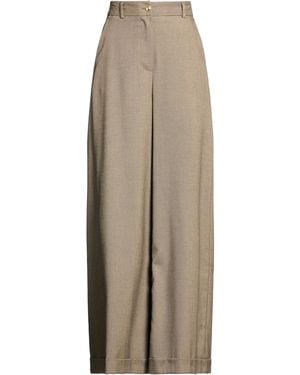 ViCOLO Trousers Polyester, Viscose, Elastane - Natural