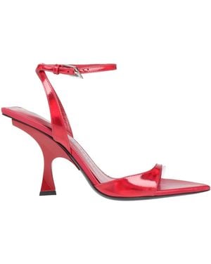The Attico Thong Sandal Leather, Pvc - Pink