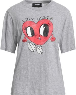 DSquared² T-Shirt Cotton, Viscose - Grey