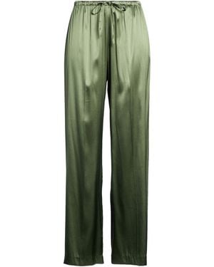 Dries Van Noten Pants Silk, Elastane - Green