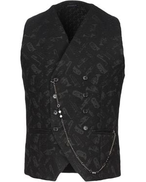 Daniele Alessandrini Tailored Vests - Black