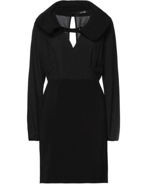Fracomina Première Mini Dress Polyester, Elastane - Black