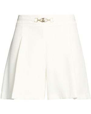 Gaelle Paris Shorts & Bermuda Shorts Polyester, Elastane - White