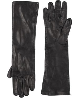 Jil Sander Gloves Lambskin - Black