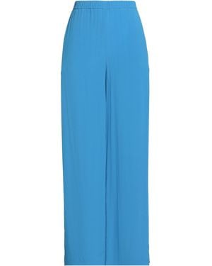 SEVENTY VENEZIA Trousers Acetate, Silk - Blue