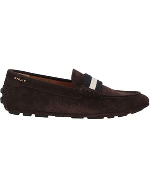 Bally Dark Loafers Calfskin - Brown