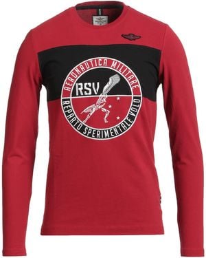 Aeronautica Militare T-Shirt Cotton, Elastane - Red