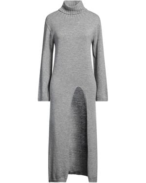 MIA BASIC Midi Dress Merino Wool, Cashmere - Gray