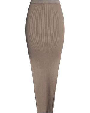 Rick Owens Maxi Skirt Viscose, Polyester, Polyamide, Elastane - Grey