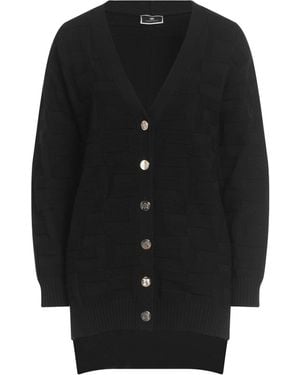 Elisabetta Franchi Cardigan Viscose, Polyester - Black