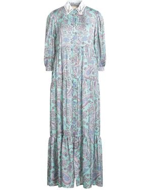 Liu Jo Eid Collection Light Maxi Dress Polyester - Blue