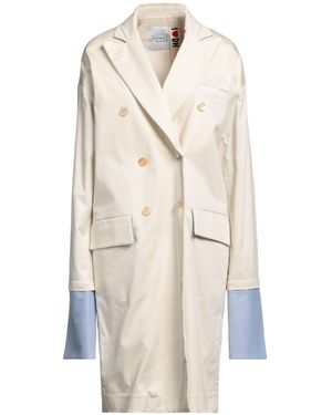 De'Hart Overcoat & Trench Coat - White