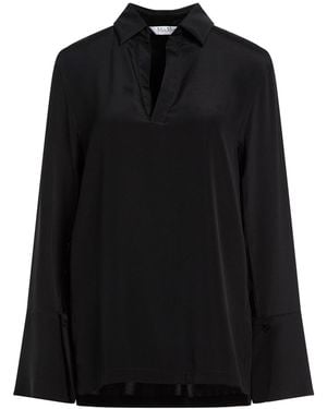 Max Mara Top Silk, Elastane - Black
