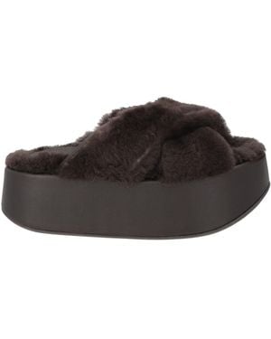 Eqüitare Kai Sandals Shearling - Brown