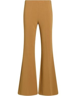 Ottod'Ame Camel Pants Polyester, Viscose, Elastane - Natural