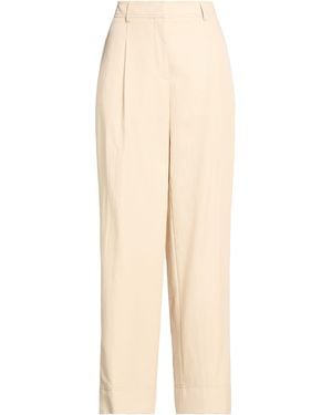 BOSS Pants Lyocell, Cotton, Linen - Natural