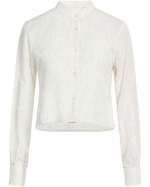 Officine Generale Cream Shirt Cotton - White