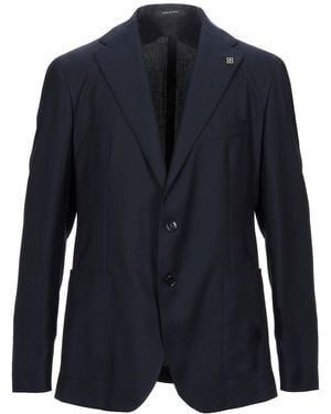 Tagliatore Midnight Blazer Super 110S Wool - Blue