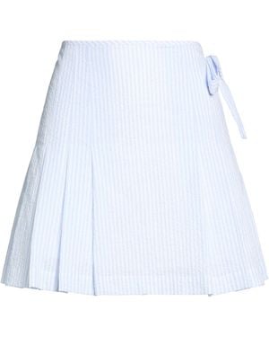 Sandro Mini Skirt Cotton, Elastane - White