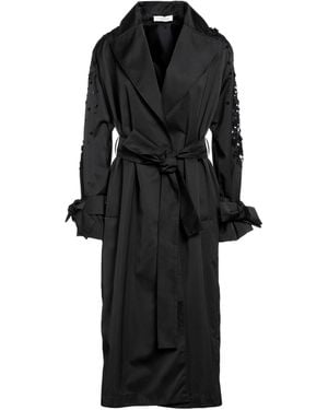 Anna Molinari Overcoat - Black