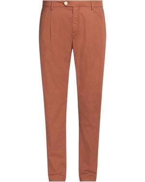 Yan Simmon Pants Cotton, Lycra, Elastane - Brown