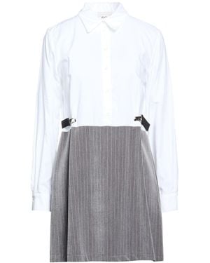 Dixie Mini Dress Polyester, Viscose, Elastane, Cotton - Gray
