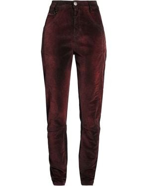 High Use Brick Trousers Cotton, Modal, Elastane - Red