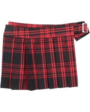 P.A.R.O.S.H. Belt Virgin Wool, Elastane - Red