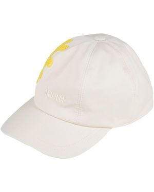 MSGM Ivory Hat Cotton, Elastane - White