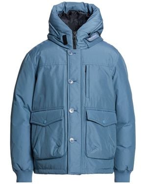 Woolrich Slate Jacket Cotton, Polyamide - Blue