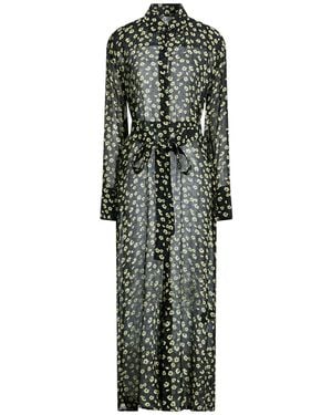 Fisico Maxi Dress Viscose, Silk - Green