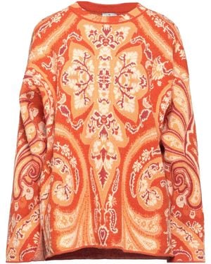 Etro Intarsia-Pattern Sweater For - Orange