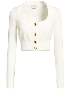 Elisabetta Franchi Strickjacke - Weiß