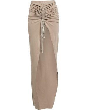 Rick Owens Maxi Skirt - Natural