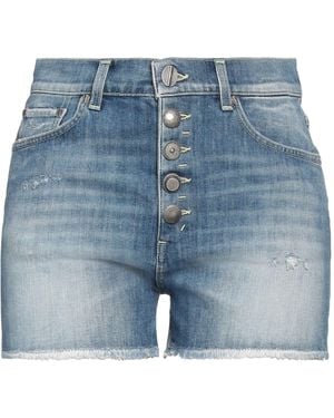 Dondup Denim Shorts Cotton, Elastomultiester - Blue