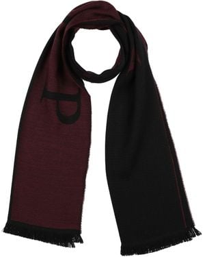 Philipp Plein Scarf Wool, Acrylic - Blue