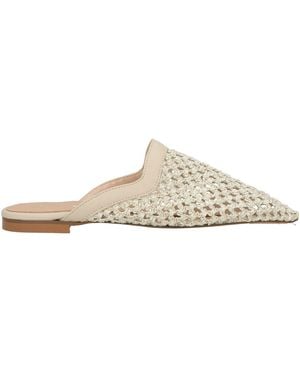 Divine Follie Mules & Clogs Textile Fibres - White