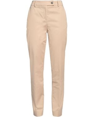 Trussardi Sand Trousers Cotton, Elastane - Natural