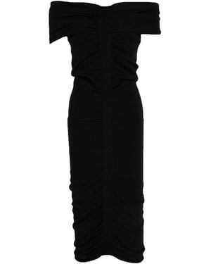 T By Alexander Wang Midi Dress - Black
