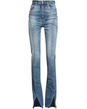 DSquared² Jeans Cotton, Elastane, Calfskin - Blue